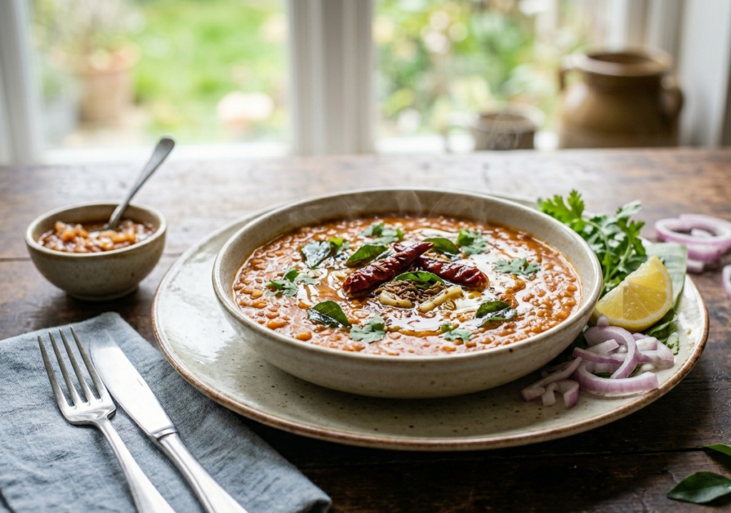 Masoor Dal with Tadka