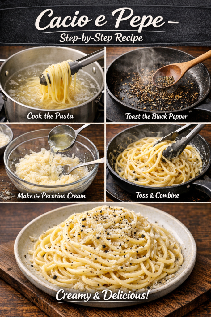 🍝 Cacio e Pepe — The Simple Pasta That Proves Less Is More 1 image 4
