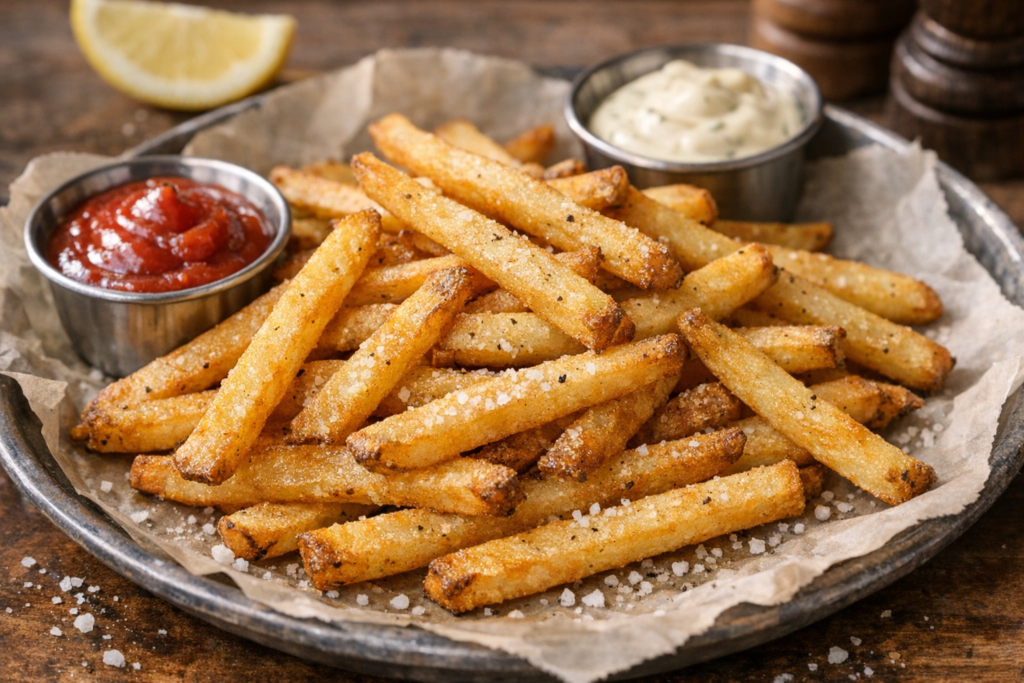 ๐ฅ Crispy Potato Fry Recipe (South Indian Aloo Fry in 20 Minutes) 1 potato fry