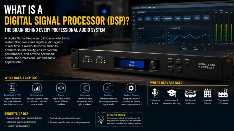 What is a Digital Signal Processor (DSP)? The Brain Behind Every Professional Audio System