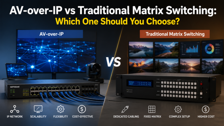 AV-over-IP vs Traditional Matrix Switching Which One Should You Choose