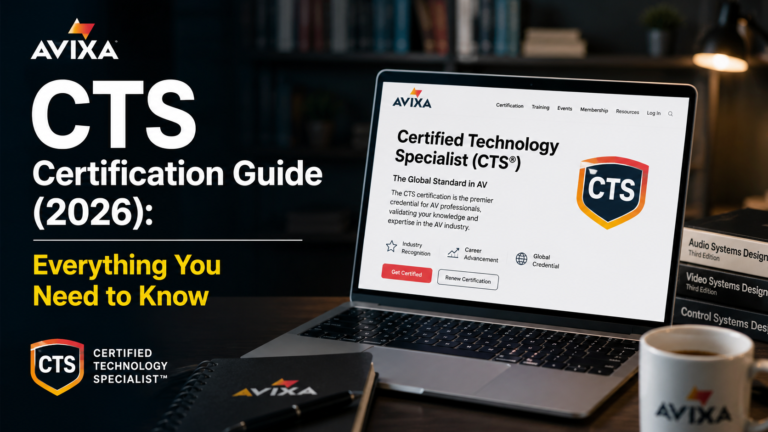 AVIXA CTS certification guide 2026