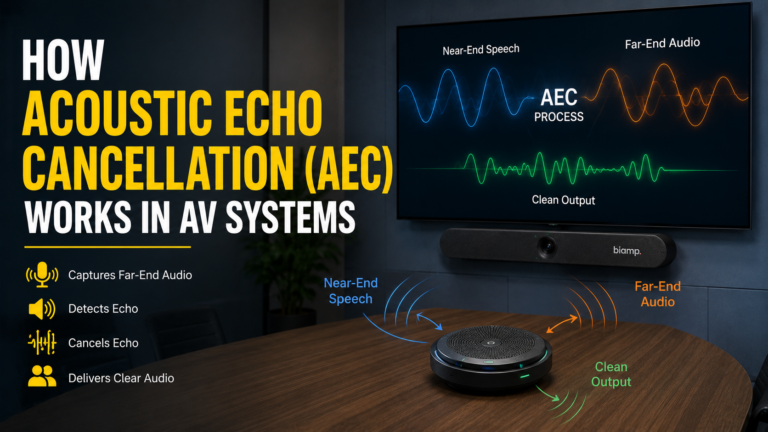 How Acoustic Echo Cancellation (AEC) Works in AV Systems