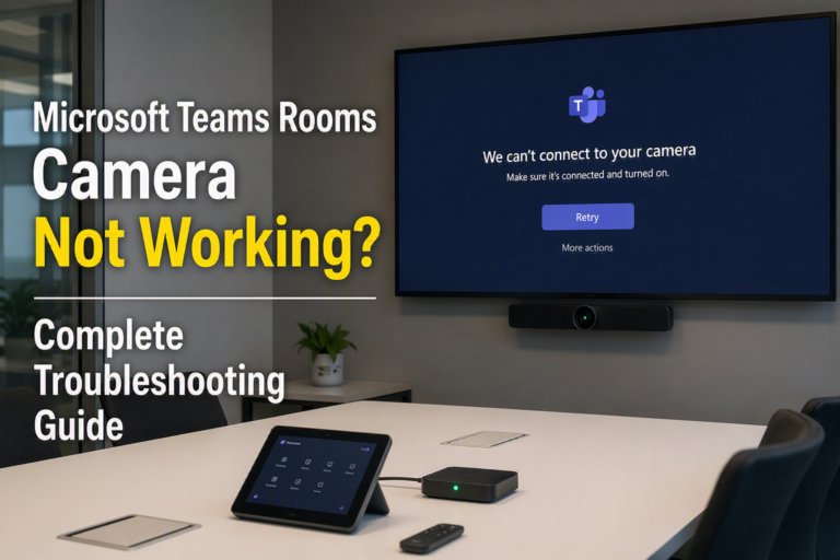Microsoft Teams Rooms Camera Not Working