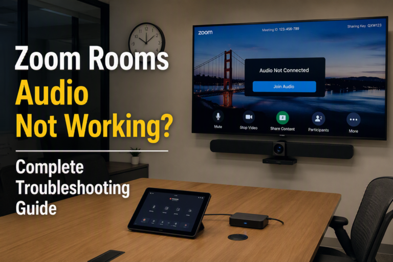 Zoom Rooms Audio Not Working
