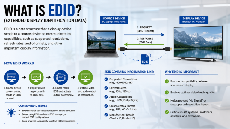 What is EDID? Why It Matters in Every Professional AV Installation